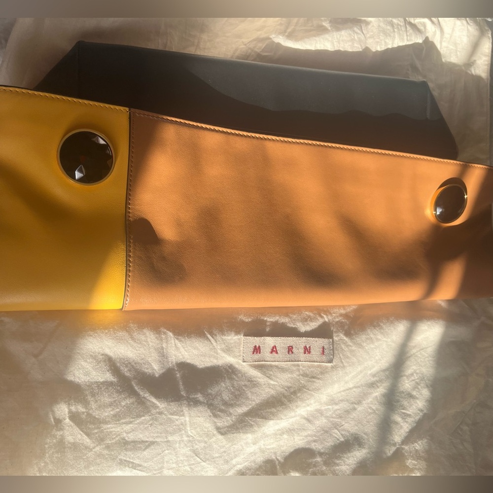 Marni Colorblock Oversized Leather Bag - Picture 11 of 13